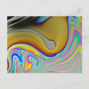 Foto på Soap bubble yta Vykort