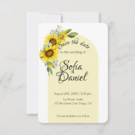 Foto på solrovit daisy elegant spara datumet