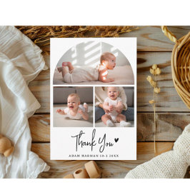 Foto på Tacken Rustic Chic Baby Shower Tack Kort