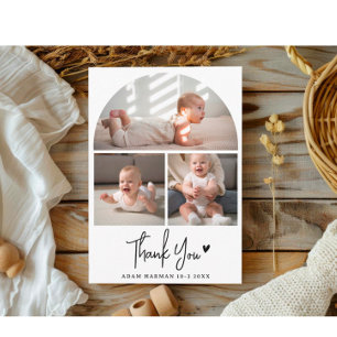 Foto på Tacken Rustic Chic Baby Shower Tack Kort