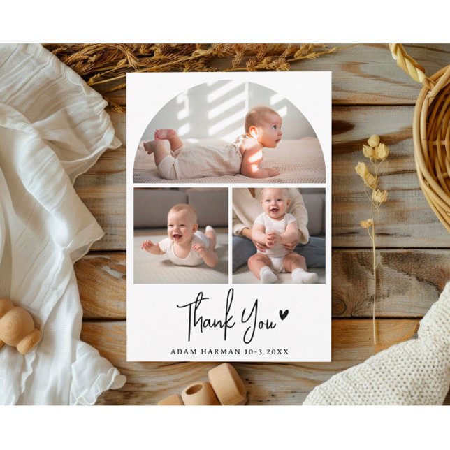 Foto på Tacken Rustic Chic Baby Shower Vykort (' S)