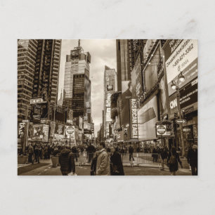 Foto på Times Square i New York City Vykort