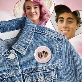 Foto på Valentineser för cute-Anpassningsbar Knapp