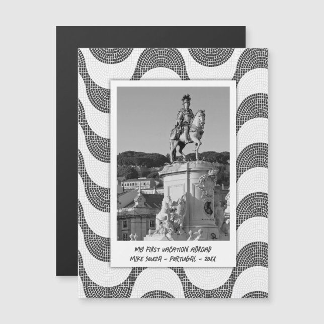 Foto på Vinkara ram (Fram/baksida)