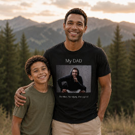 Foto Pappa man myt legend roligt T Shirt