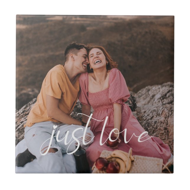 Foto par just Kärlek-skript Kakelplatta (Framsidan)