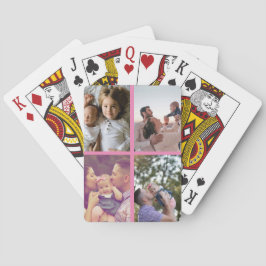 Foto Personlig Anpassningsbar Collage Casinokort