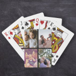 Foto Personlig Anpassningsbar Collage Casinokort<br><div class="desc">DIY Gör dina egna personliger till spelkort från Ricaso - ändra fotot till ett eget,  lägg till egna bilder - och lägg till egen text</div>