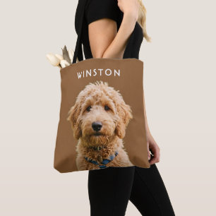 Foto Personlig Hund Namn - LÄS BESKRIVNING Tygkasse