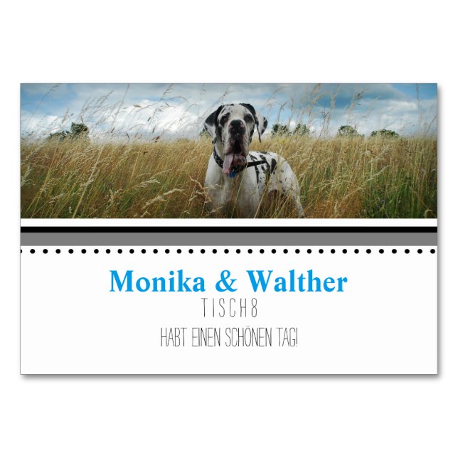 Foto Platzkarten Bordsnummer (Framsidan)