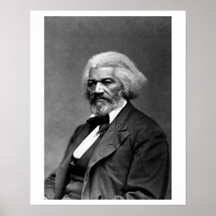 Foto Porträtt av Frederick Douglass Poster
