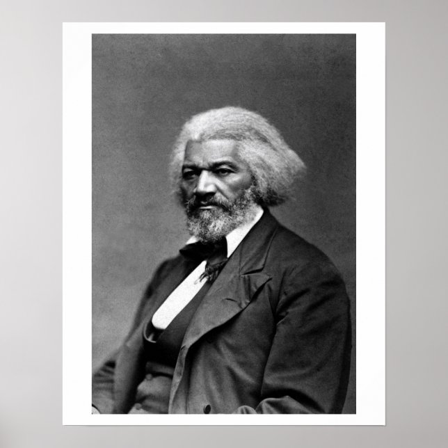 Foto Porträtt av Frederick Douglass Poster (Framsidan)
