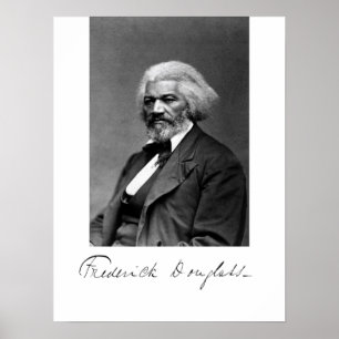 Foto Porträtt av Frederick Douglass Poster