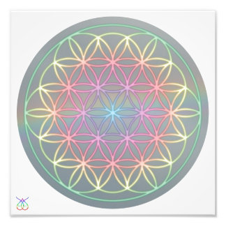 Foto Poster ~ Healing~Energy "Flower Of Life"