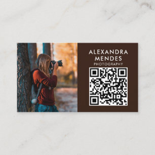 Foto QR-kod, fotograferfotografi Visitkort