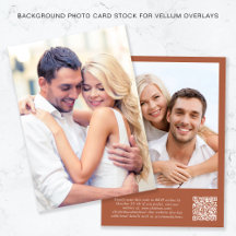 Foto QR-kod Terracotta Background Vellum Overlay