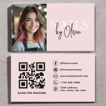 Foto QR Nagel Specialist Modern Typografi