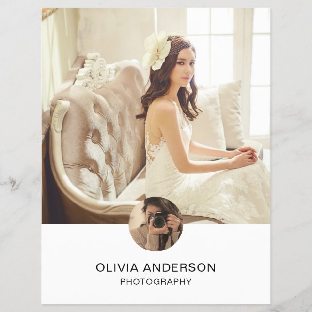 Foto QR Social Media Services-fotoskrivare Reklamblad (Framsidan)