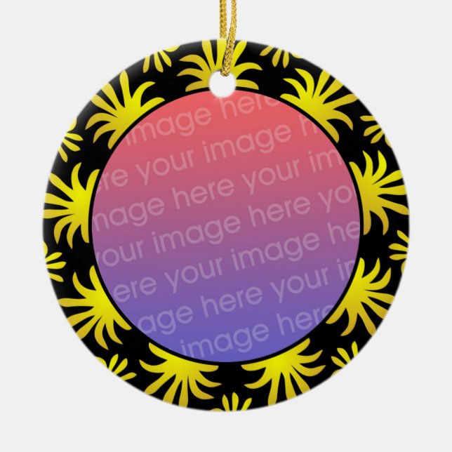 Foto Ram 011 Julgransprydnad Keramik (Framsidan)