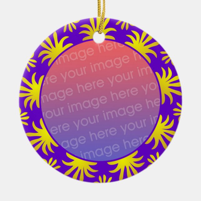 Foto Ram 012 Julgransprydnad Keramik (Framsidan)