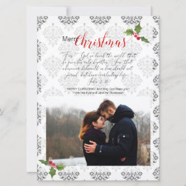 Foto Religous Christian Card John 3:16 Julkort