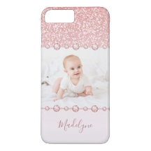 Foto ro Rosa Glitter Rhinestone Namn