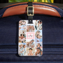 Foto Rosa Monogram Bagagebricka