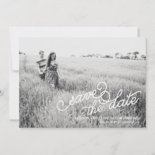 Foto Save the Date-kort Spara Datumet