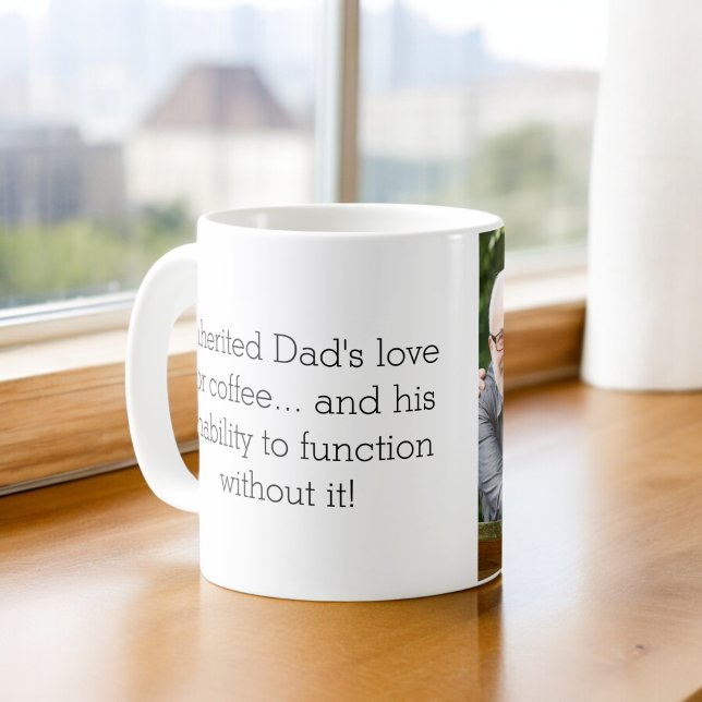 Foto som Far som dotter eller son Kaffemugg (Skapare uppladdad)
