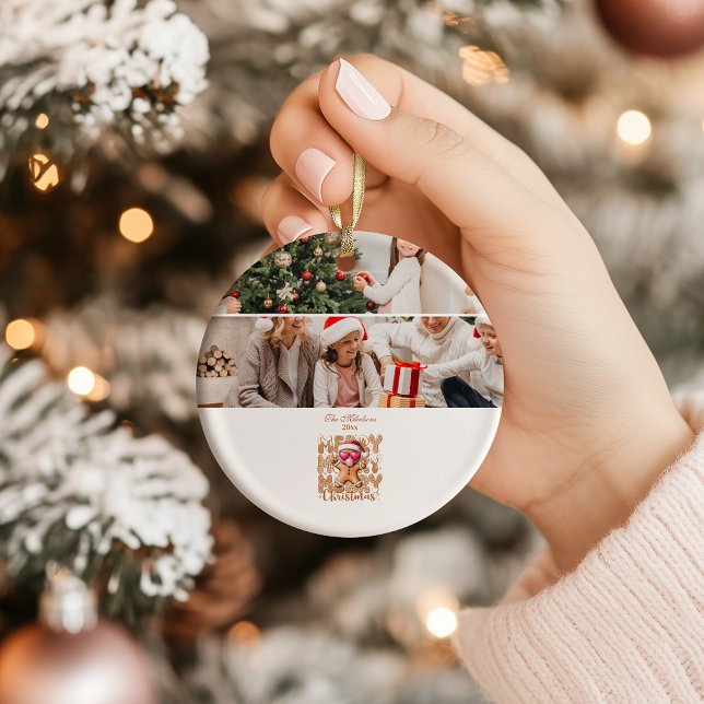 Foto Söt Pepparkaka Jul  Julgransprydnad Keramik (Skapare uppladdad)