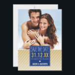 FOTO SPARA DATUM ombre snedrandig randig marin gul Datumet<br><div class="desc">En sött enkel design med DU för din SAVE THE DATE-ANNONS.  Den är uppsatt som en mall så att det är enkelt för dig att anpassa den - gör den till din egen!</div>