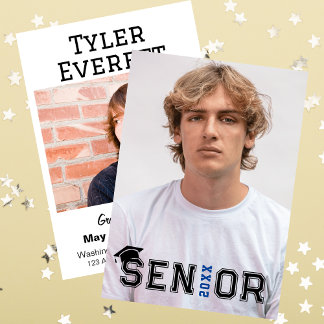 Foto Studenten-meddelande/inbjudan Inbjudningar