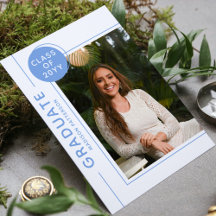 Foto Studentfest Modern Script Blue