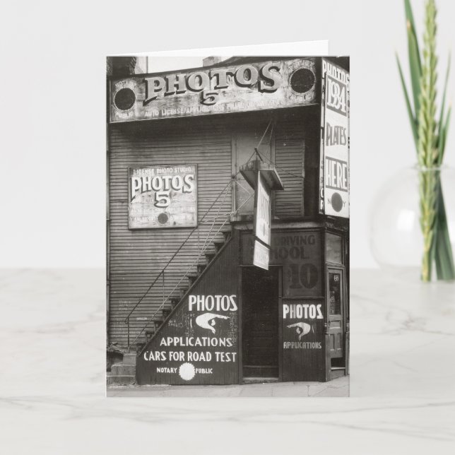 Foto Studio, 1934 Kort (Framsida)