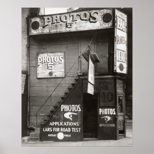 Foto Studio, 1934. Vintage Foto Poster (Framsidan)