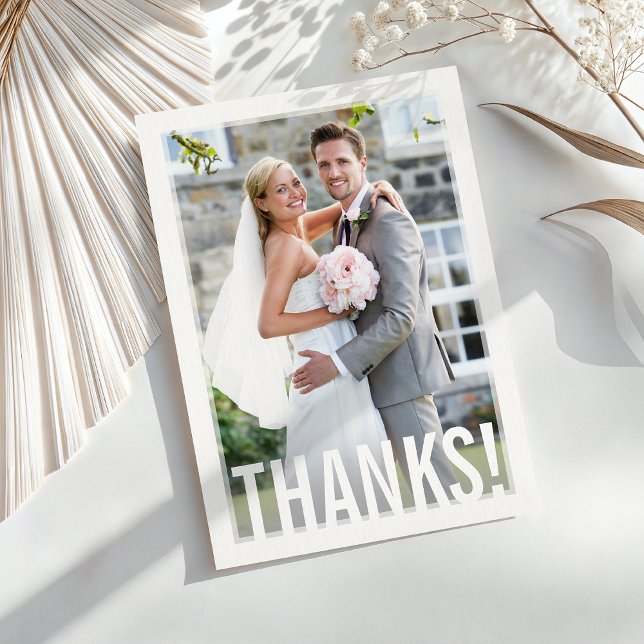 FOTO TACK modern fet stil vit överdragning Kort (Skapare uppladdad)