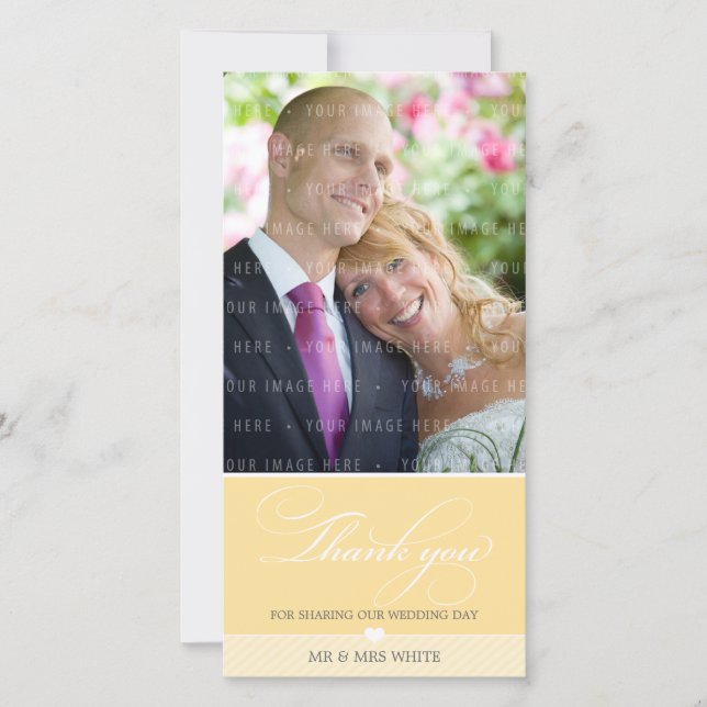 FOTO-TACK: Underbar typ 2 Tack Kort (Framsida)