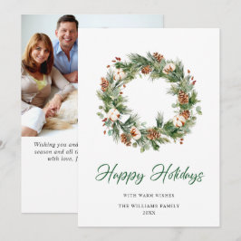 FOTO Tallkottekrans Julhälsning Julkort