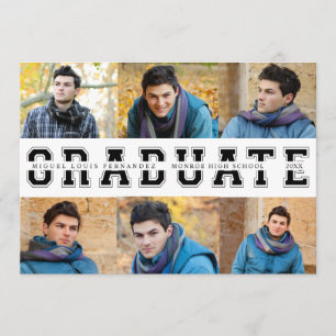 Foto tillfälle, traditionella examensannonser meddelande