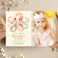 Foto under Sea Watercolor Birthday