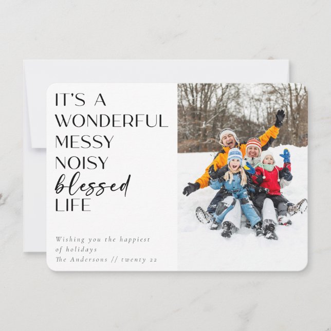 Foto Underbart Vackert Liv Julkort (Framsida)