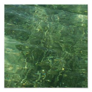 Foto vatten över Sea Grass II (blått och Grönt)
