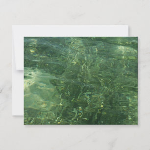 Foto vatten över Sea Grass II (blått och Grönt)