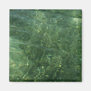Foto vatten över Sea Grass II (blått och Grönt) Magnet