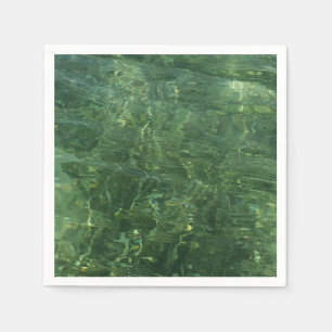 Foto vatten över Sea Grass II (blått och Grönt) Pappersservett