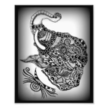 Foto-Vergrößerung ZenZia Elefant