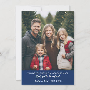 Foto Vertikalt för Familjesammankomst Julkort