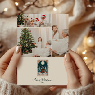 Foto Vintage Tarot Jul Julkort