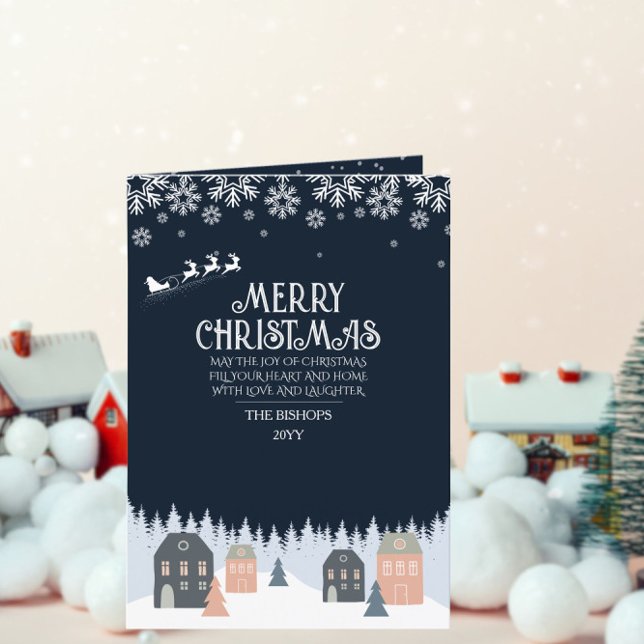 Foto Vinter Rustik Jul Helgkort (Skapare uppladdad)