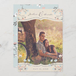 FOTO WEDING INVICATION | Vintage Bicycle Kärlek Inbjudningar